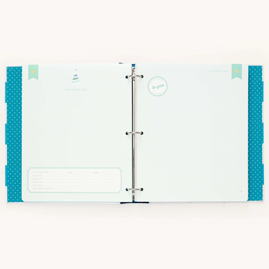 Big Kid Memory Book by Emily Ley, blue keepsake journal 