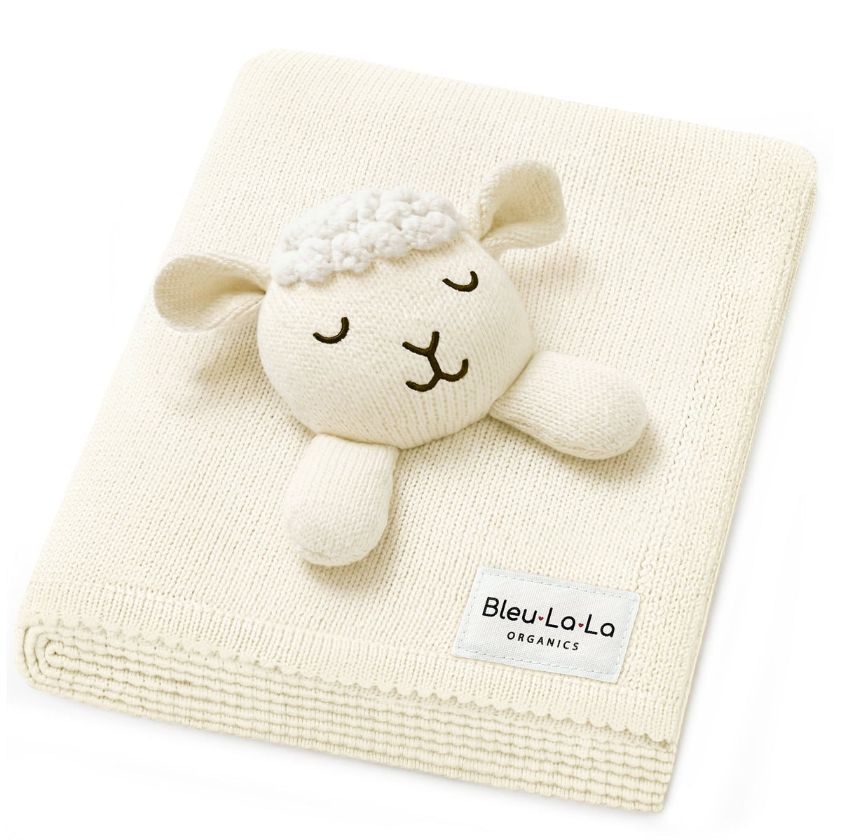 Blanket Lovey - 100% Organic Cotton Baby Blanket with Comfort Lovey