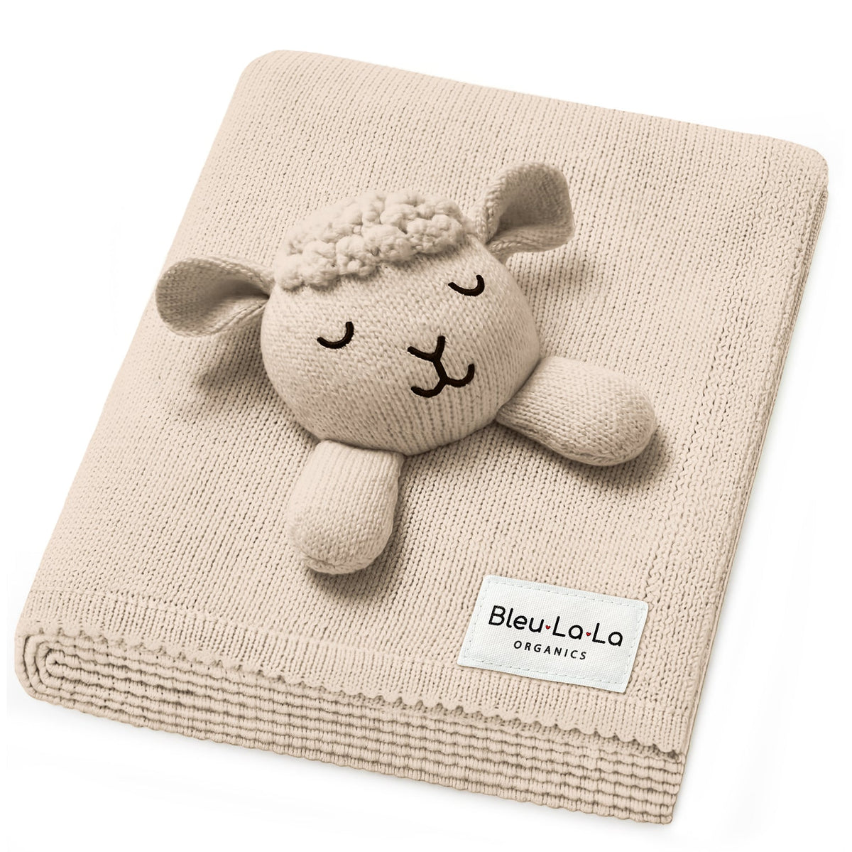 Blanket Lovey - 100% Organic Cotton Baby Blanket with Comfort Lovey