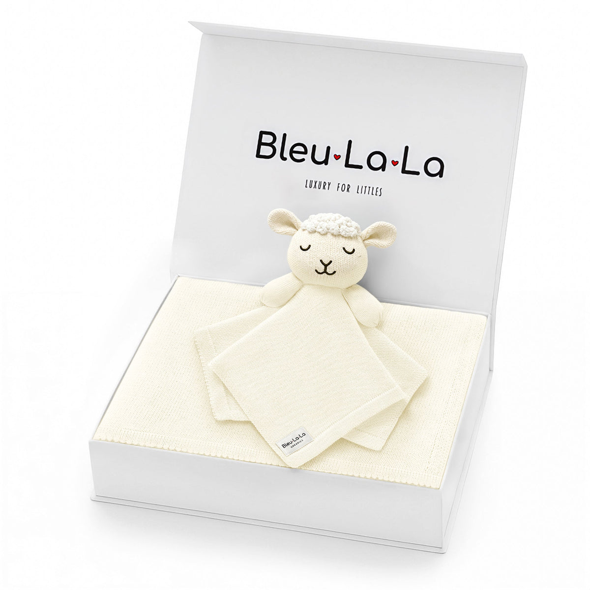 Blanket and Lovey Security Blanket Organic Cotton Gift Set
