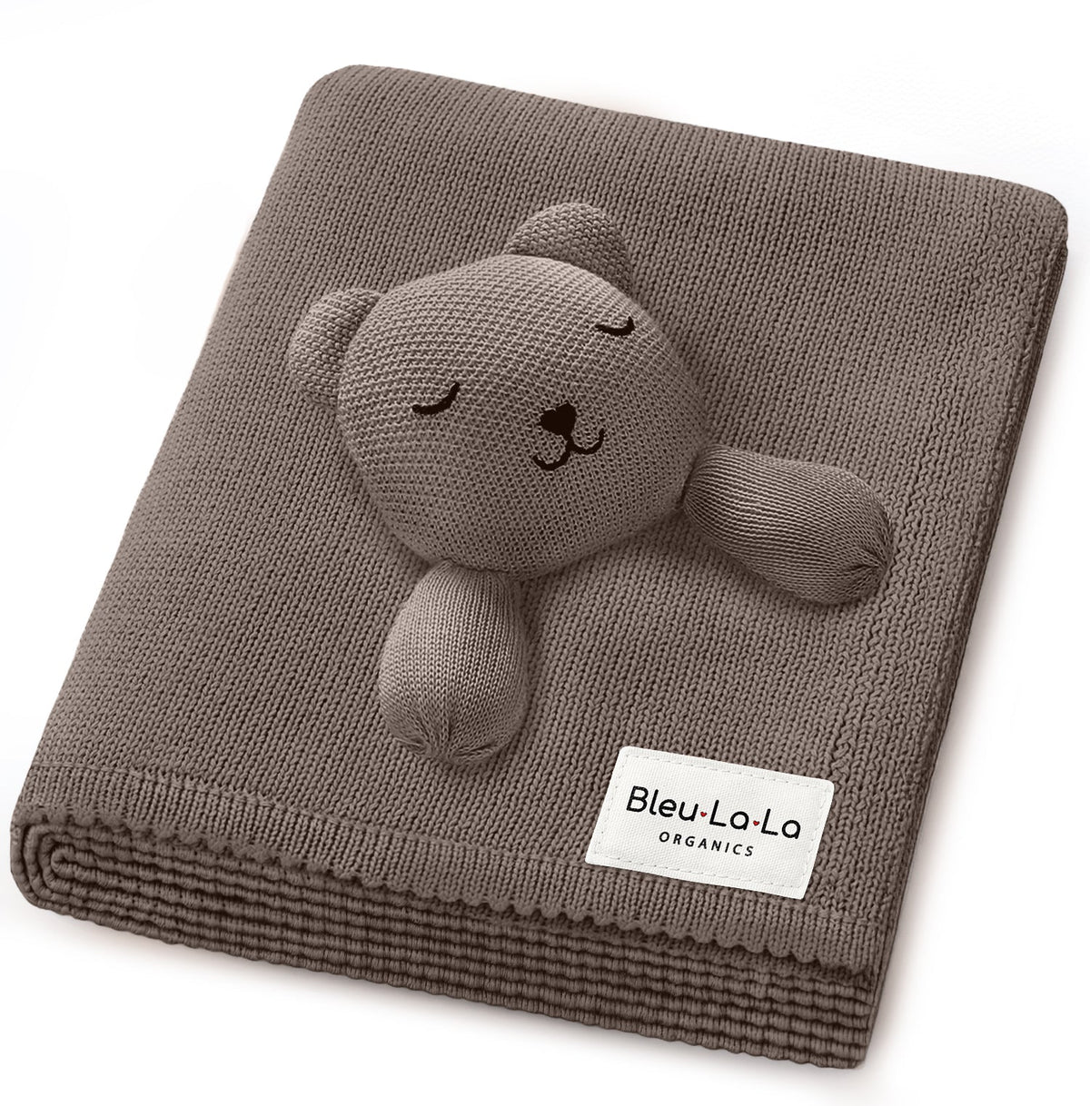 Blanket Lovey - 100% Organic Cotton Baby Blanket with Comfort Lovey