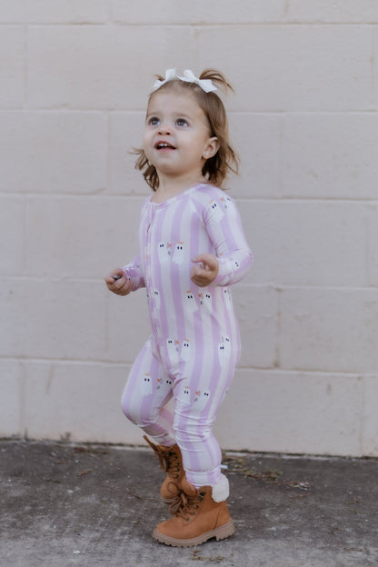 Be My Boo Halloween Bamboo Zippy Pajamas