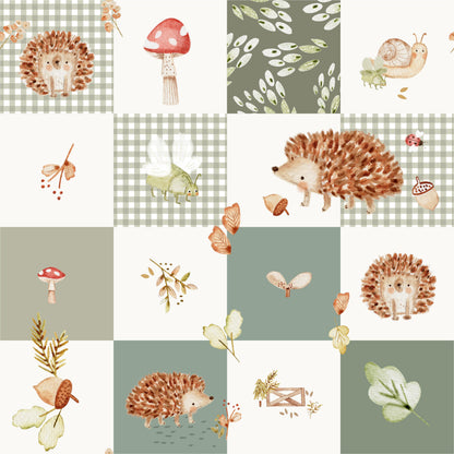 Harvest Hedgehogs 2pc Bamboo Pajamas