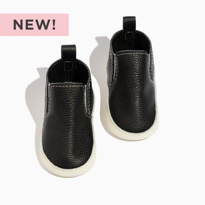 Ebony Slip On Baby Shoe