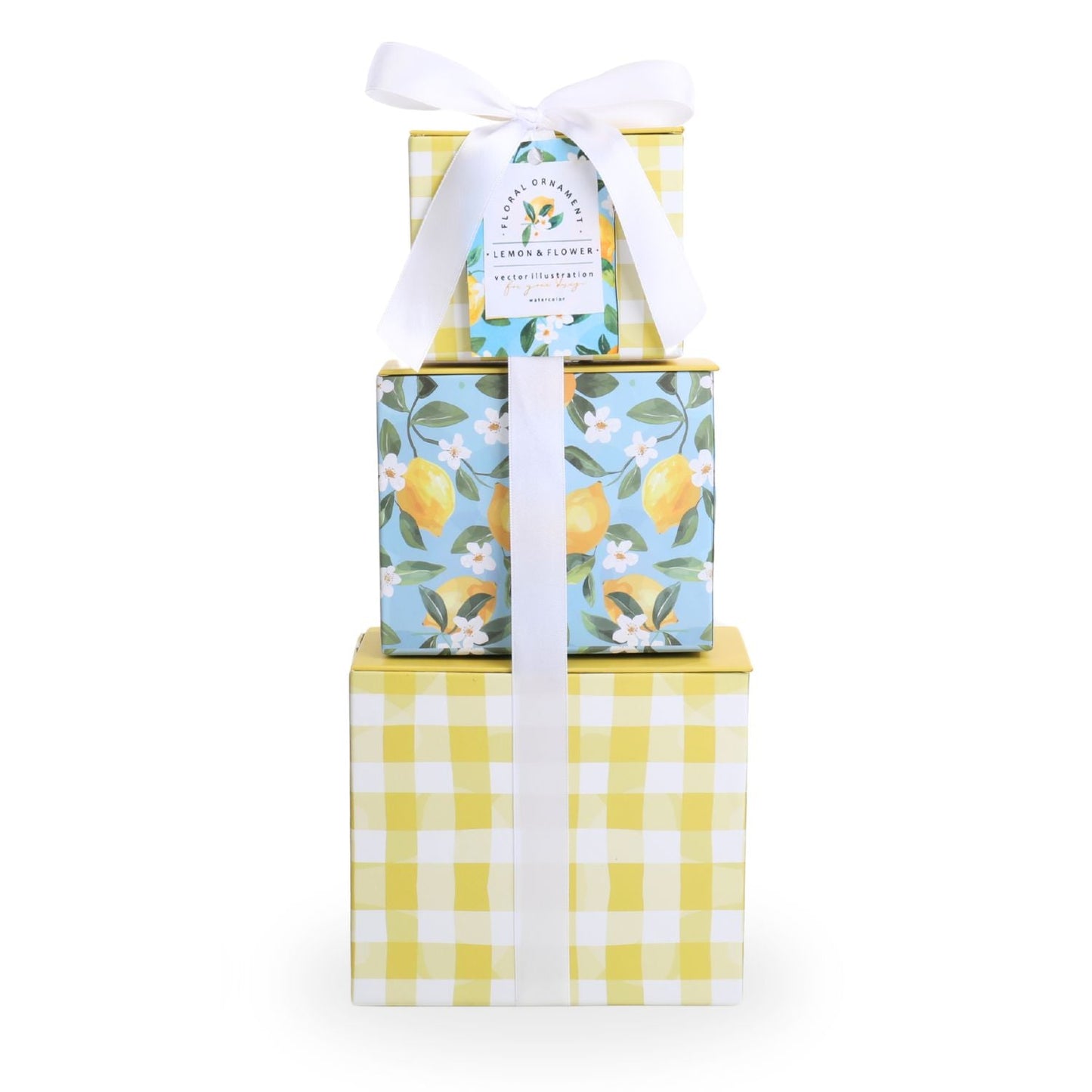 Lemon Twist Gift Tower
