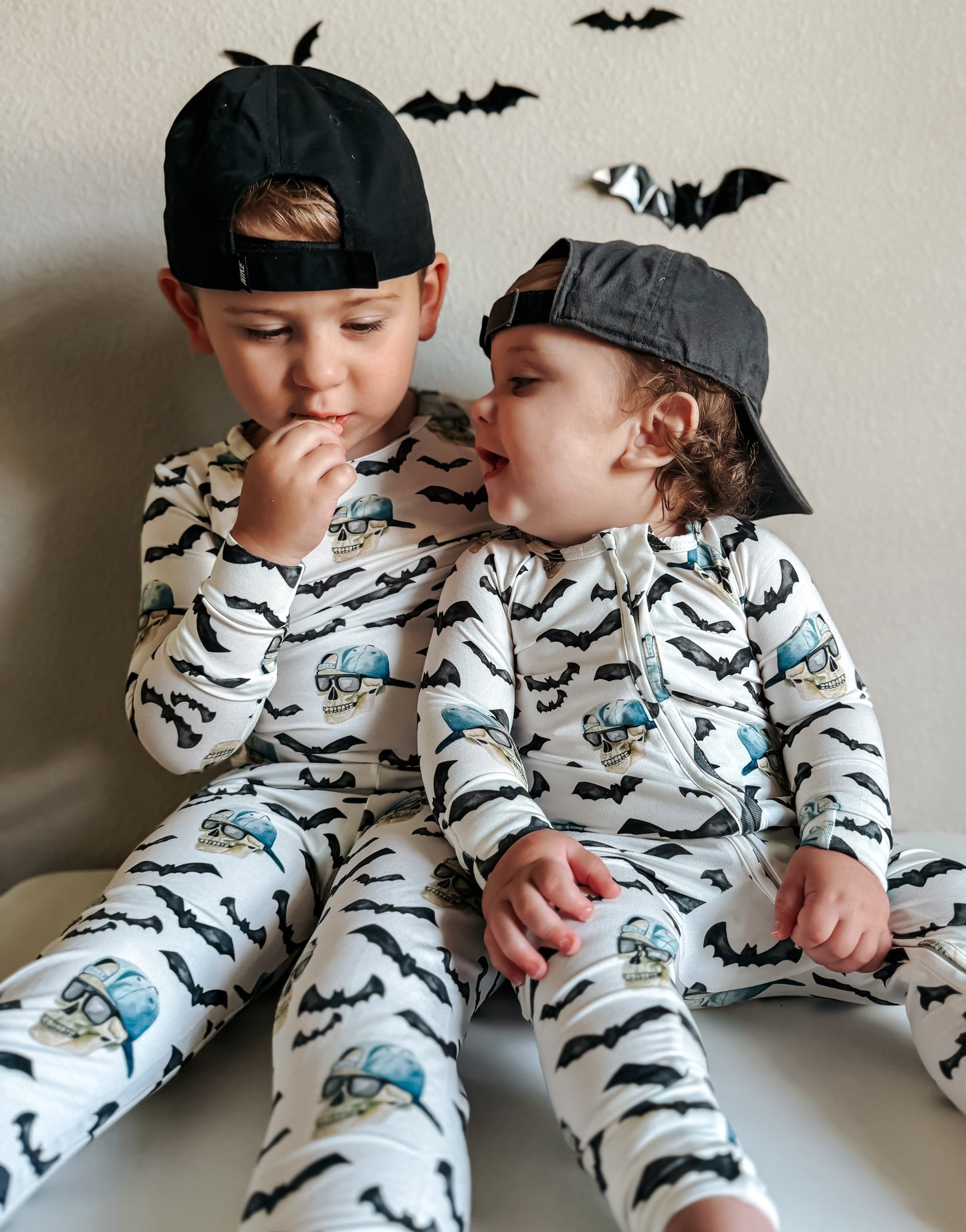 Spooky Bro Bamboo Zippy Pajamas