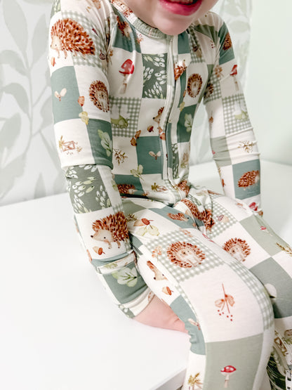 Harvest Hedgehogs Bamboo Zippy Pajamas