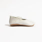 Ivory Lace Ballet Slipper Baby Shoe