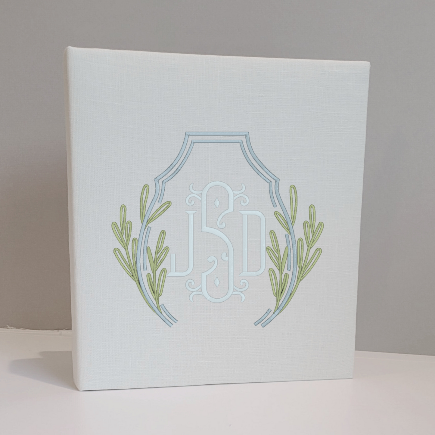 Baby Memory Book - Ivory Linen (w/ Accent)