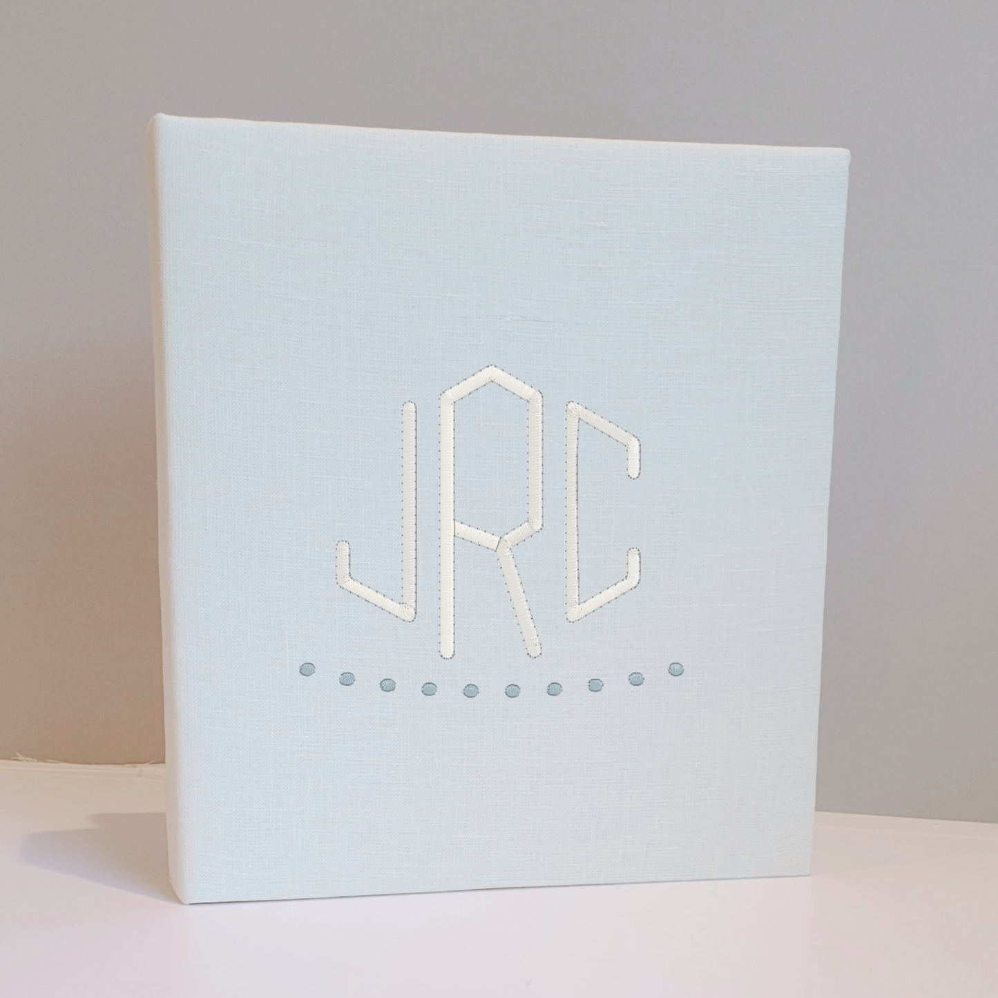 Baby Memory Book - Ivory Linen (w/ Accent)