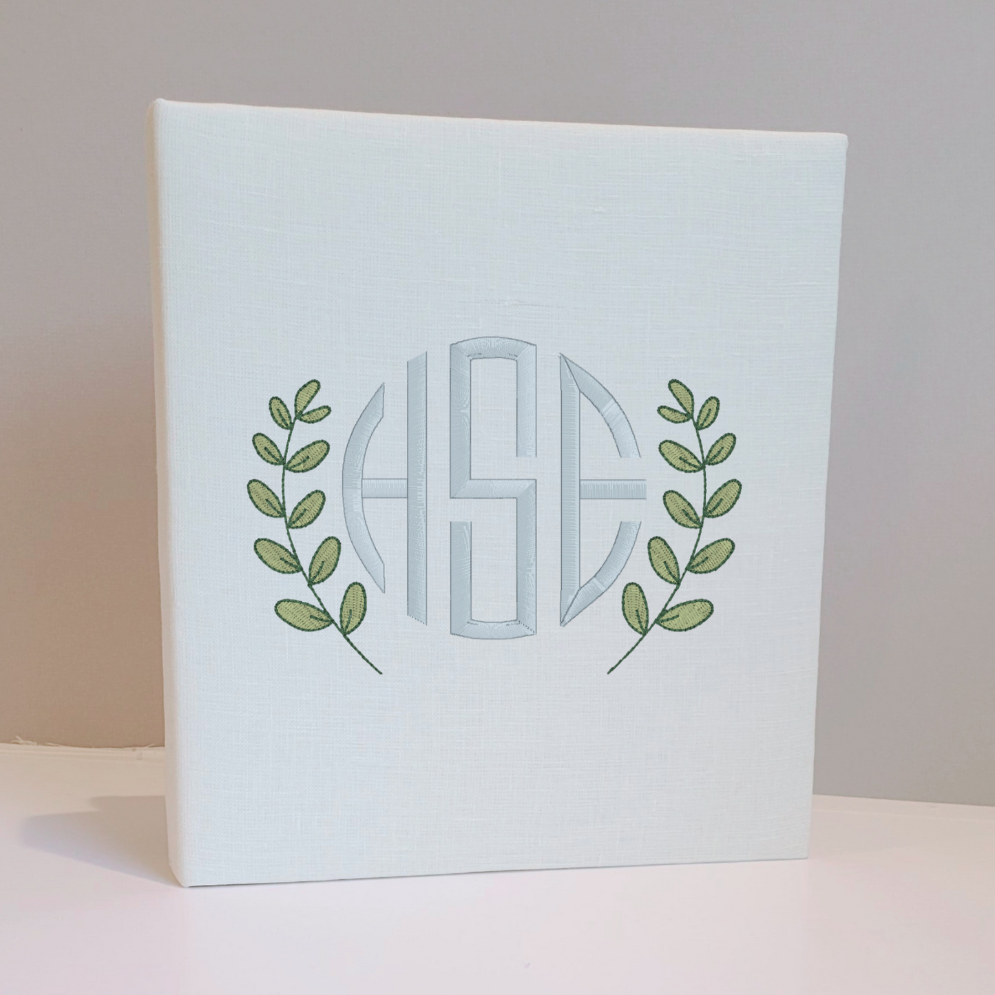 Baby Memory Book - Ivory Linen (w/ Accent)