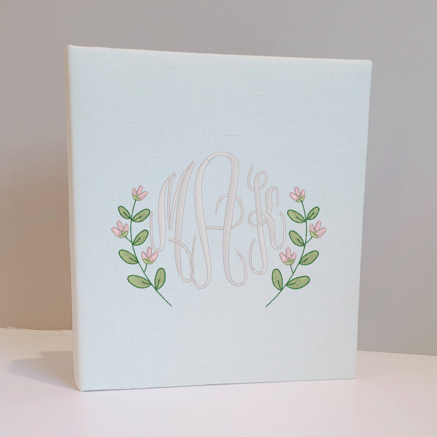 Baby Memory Book - Ivory Linen (w/ Accent)