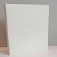 Baby Memory Book - Ivory Linen (w/o Bow)