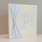 Baby Memory Book - Ivory Linen (w/ SILK Bow)