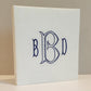 Baby Memory Book - Ivory Linen (w/o Bow)