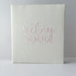 Baby Memory Book - Ivory Linen (w/o Bow)