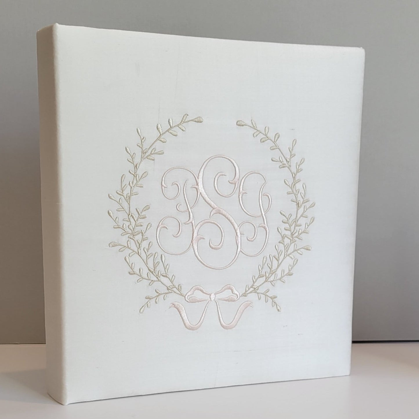Baby Memory Book - Ivory Silk (w/ Accent)