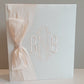 Baby Memory Book - Ivory Silk (w/ SATIN Bow)