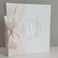 Baby Memory Book - Ivory Silk (w/ SILK Bow)