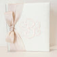 Baby Memory Book - Ivory Silk (w/ SILK Bow)