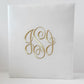 Baby Memory Book - Ivory Silk (w/o Bow)