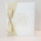 Baby Memory Book - Ivory Silk (w/ SILK Bow)
