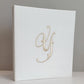 Baby Memory Book - Ivory Silk (w/o Bow)