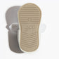 Ivory Swiss Dot Knotted Bow Baby Shoe