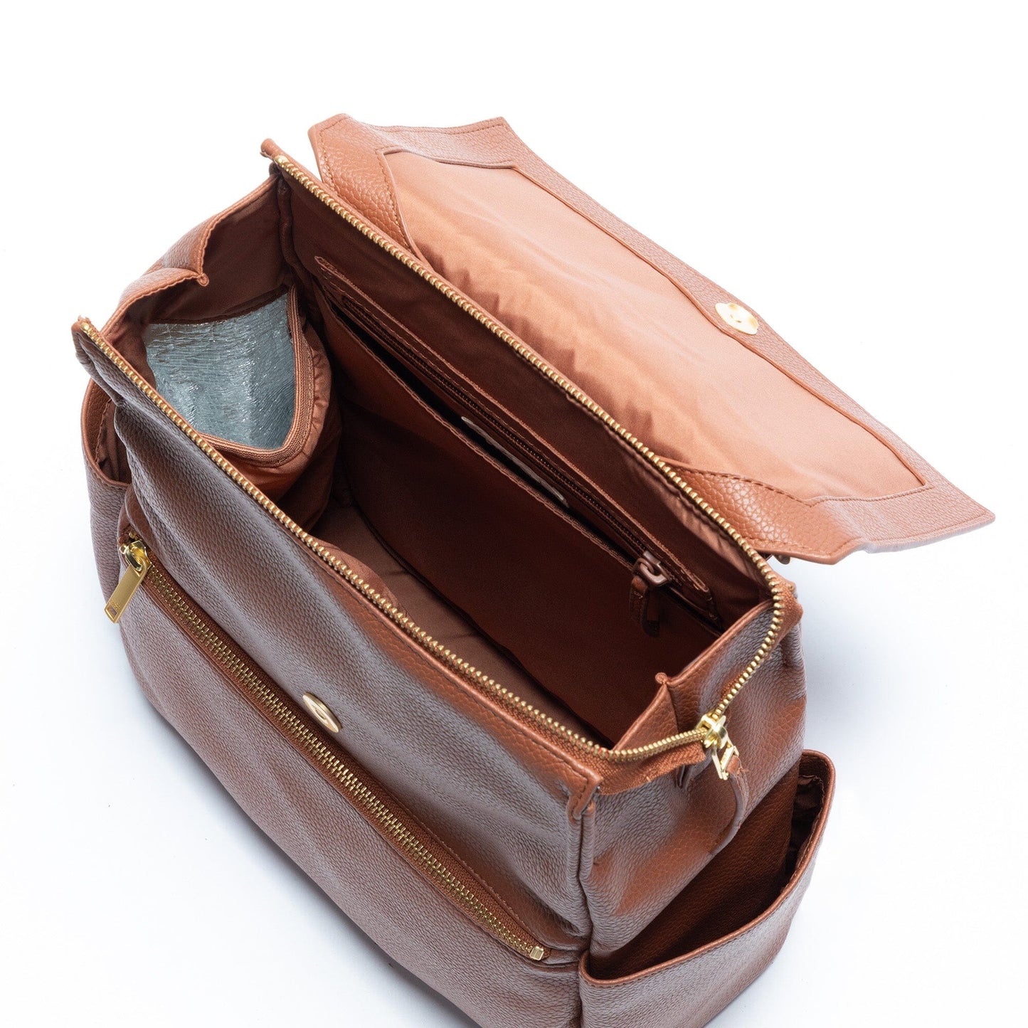 Cognac Mini Classic Bag II