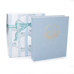 Our Baby Memory Book Keepsake Gift – Blue Box Set