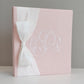 Baby Memory Book - Pink Linen (w/ SILK Bow)