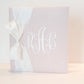 Baby Memory Book - Pink Linen (w/ SILK Bow)