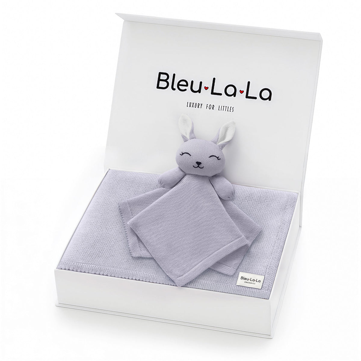 Blanket and Lovey Security Blanket Organic Cotton Gift Set