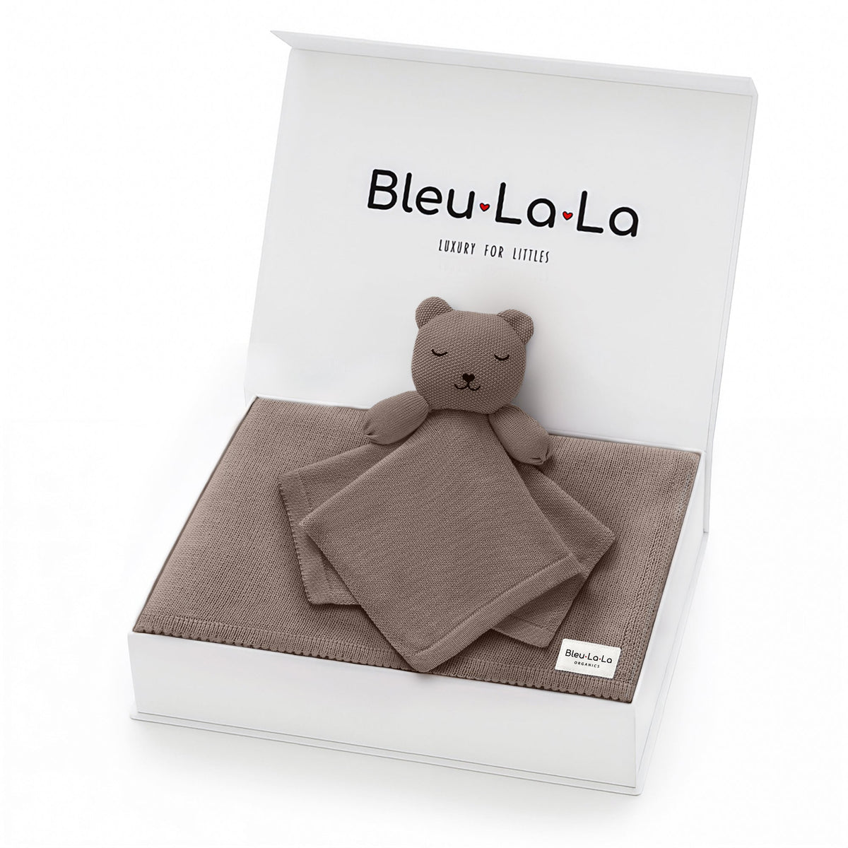 Blanket and Lovey Security Blanket Organic Cotton Gift Set