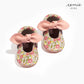 Spring Bouquet Knotted Bow Baby Shoe
