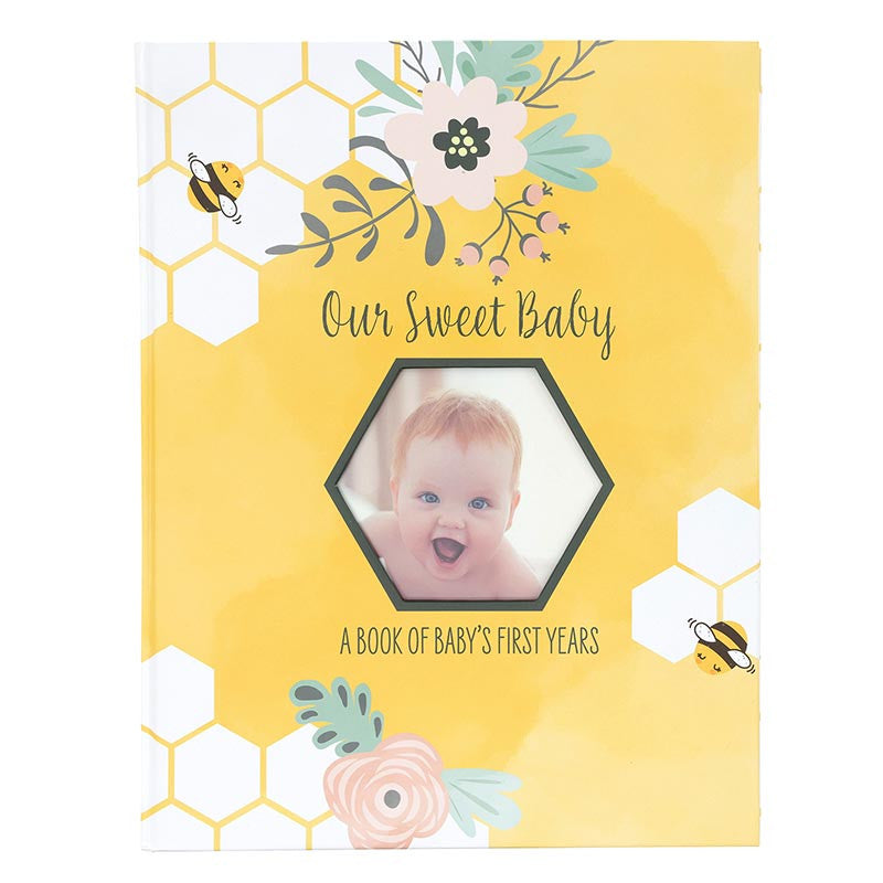 Sweet as can Bee Memory Book | Baby Girl Keepsake