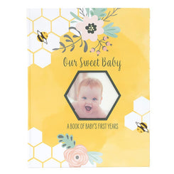 Sweet as can Bee Memory Book | Baby Girl Keepsake