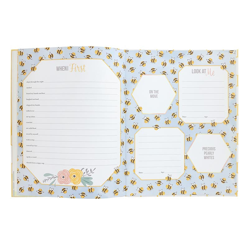 Sweet as can Bee Memory Book | Baby Girl Keepsake