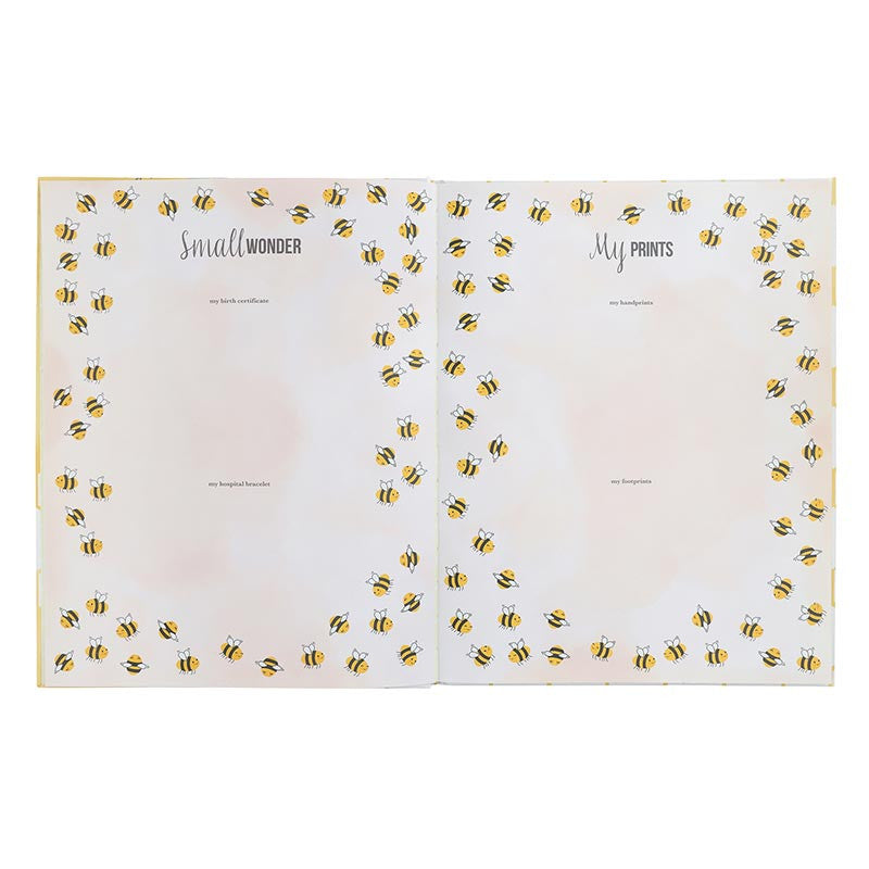 Sweet as can Bee Memory Book | Baby Girl Keepsake