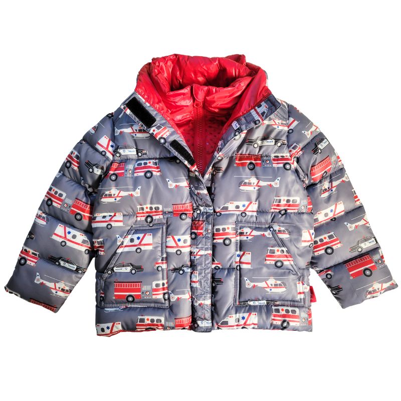 Car Seat Coat | The Road Coat Vegan - Rescue Print