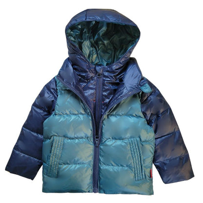 Car Seat Coat | The Road Coat Down - Navy/Teal