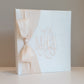 Baby Memory Book - White Silk (w/ SILK Bow)