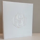 Baby Memory Book - White Silk (w/o Bow)