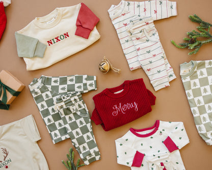 Tiny Trees Christmas Organic Cotton Set