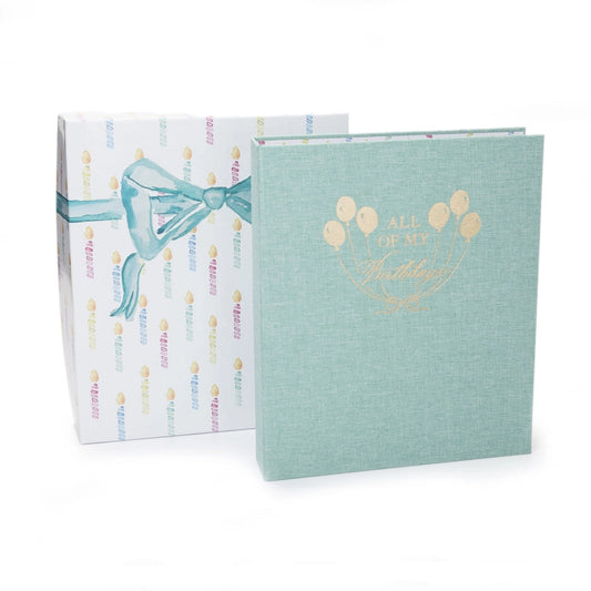 All My Birthdays Baby Memory Book – Birthday Journal & Keepsake Box Set
