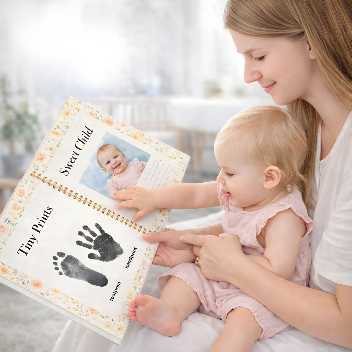 Mess-Free Baby Handprint & Footprint Keepsake Kit - 4-Pack