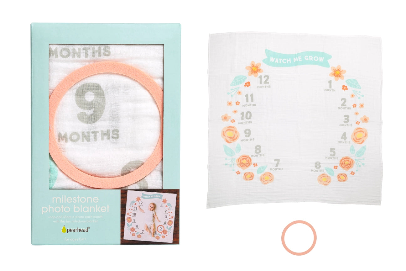 Premium Baby Girl Gift Basket – Newborn Layette Set with Onesies, Bibs, Memory Book, Milestone Blanket, Robe, & Plush Elephant