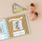 Little Camper Memory Book and Milestone Pennant Set