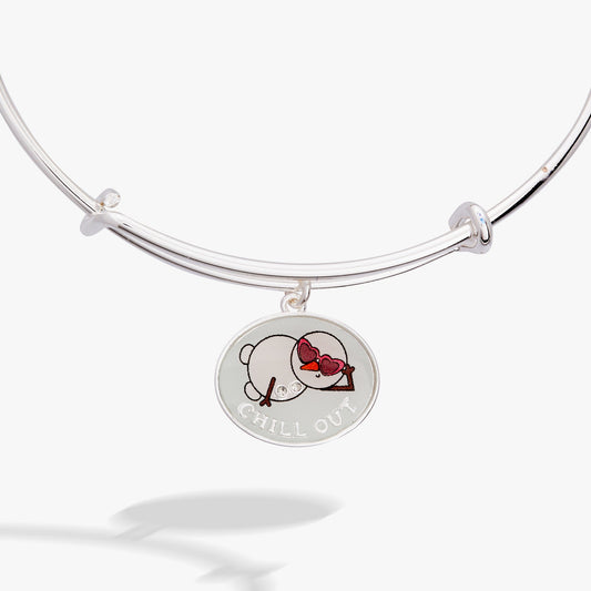 Snowman ‘Chill Out’ Charm Bangle