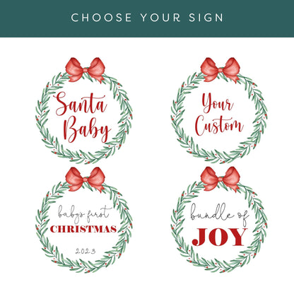 Christmas Bear Diaper Cake